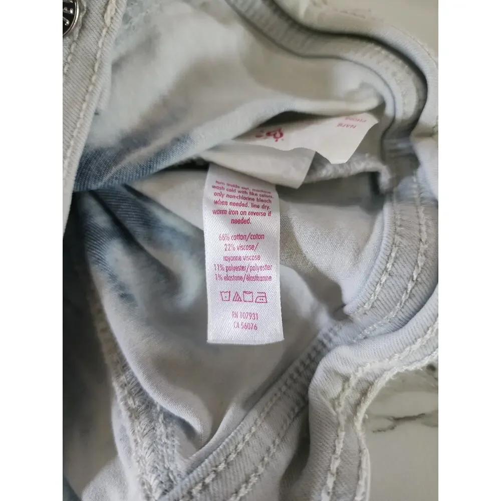 Justice Girls Tie Dye Denium Jean Jacket 14/16